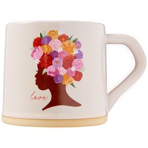 Way To Celebrate Flower Hair Love Jumbo Mug Beautiful, Capable, Worthy